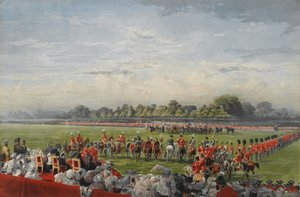 Den første distribusjonen av VC av Queen Victoria, Hyde Park, 26. juni 1857, utgitt av Henry Graves and Co., 25. juni 1858
