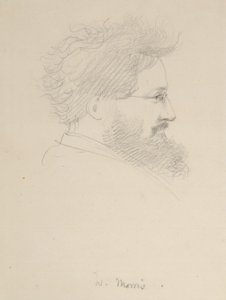 Portrett av William Morris, ca. 1875