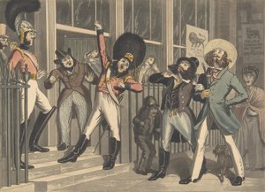 The Rival Whiskers, ca. 1824. Skapere: George Hunt, Theodore Lane. av George Hunt, Theodore Lane