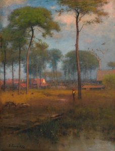 Tidlig morgen, Tarpon Springs, 1892. av George Inness
