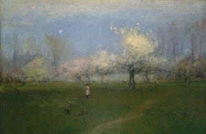 Spring Blossoms, Montclair, New Jersey, ca. 1891. av George Inness