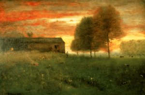 Solnedgang, Montclair, 1892