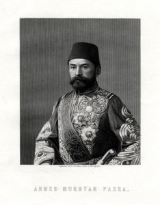 Ahmed Mukhtar Pasha, hæroffiser i det franske og osmanske riket, 1800-tallet.