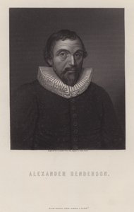 Alexander Henderson , skotsk teolog av George J. Stodart