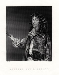 David Leslie, Lord Newark, kavalerioffiser og general i den engelske borgerkrigen, 1800-tallet av George J. Stodart