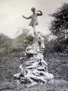 Fotografisk trykk av Peter Pan-statuen i Kensington Gardens av George James Frampton