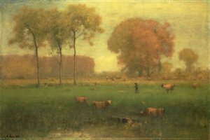 Indisk sommer, 1891 av George Jnr. Inness