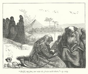 Illustrasjon for Fangenskapet (gravering) av George John Pinwell