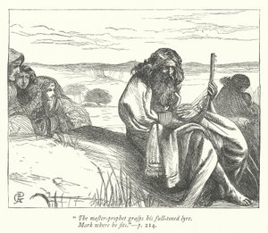 Illustrasjon for Fangenskapet (gravering) av George John Pinwell