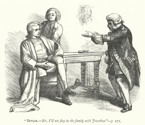 Illustrasjon for Den godmodige mannen (gravering) av George John Pinwell