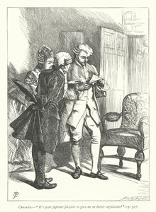 Illustrasjon for Den godmodige mannen (gravering) av George John Pinwell