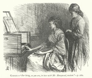 Illustrasjon for Den godmodige mannen (gravering) av George John Pinwell