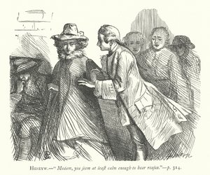 Illustrasjon for Den godmodige mannen (gravering) av George John Pinwell