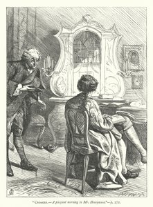 Illustrasjon for Den godmodige mannen (gravering) av George John Pinwell