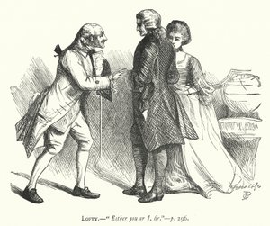Illustrasjon for Den godmodige mannen (gravering) av George John Pinwell