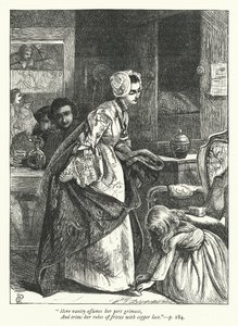 Illustrasjon for The Traveller (gravering) av George John Pinwell