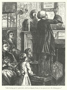 Illustrasjon for The Vicar of Wakefield (gravering) av George John Pinwell
