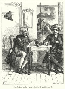 Illustrasjon for The Vicar of Wakefield (gravering) av George John Pinwell