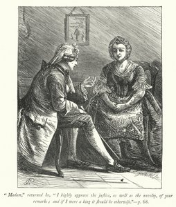 Illustrasjon for The Vicar of Wakefield (gravering)