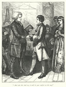 Illustrasjon for The Vicar of Wakefield (gravering) av George John Pinwell