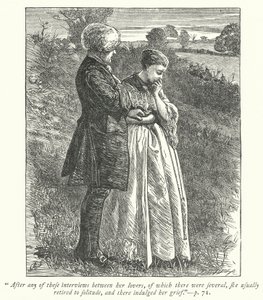 Illustrasjon for The Vicar of Wakefield (gravering) av George John Pinwell