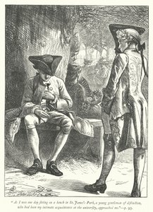 Illustrasjon for The Vicar of Wakefield (gravering) av George John Pinwell