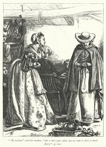 Illustrasjon for The Vicar of Wakefield (gravering) av George John Pinwell