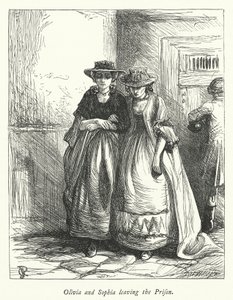 Illustrasjon for The Vicar of Wakefield (gravering) av George John Pinwell