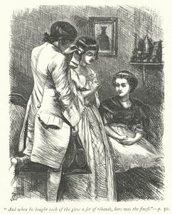 Illustrasjon for The Vicar of Wakefield (gravering)
