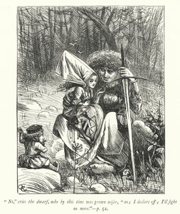 Illustrasjon for The Vicar of Wakefield (gravering) av George John Pinwell