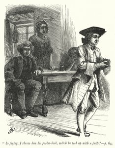 Illustrasjon for The Vicar of Wakefield (gravering)