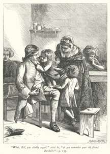 Illustrasjon for The Vicar of Wakefield (gravering)