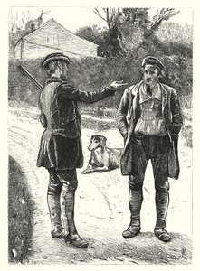 The Gamekeeper (gravering) av George John Pinwell