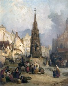 Utsikt i Nürnberg, Tyskland av George Jones