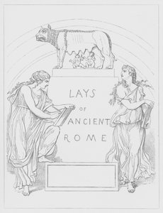 Frontispice for Lays of Ancient Rome av Lord Macaulay