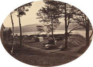 Batteri Knox, ca. 1870.