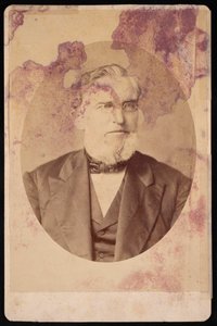 Portrett av Joseph Cummings 1817-1890, før 1884.