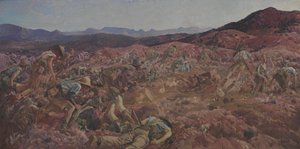 Anklagen for den tredje lette hestebrigaden ved Nek, 7. august 1915