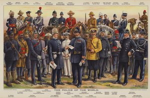 The Police of the World (chromolitho)