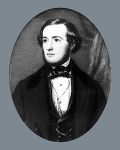 Portrett av en gentleman, ca. 1845-1850. av George Lethbridge Saunders