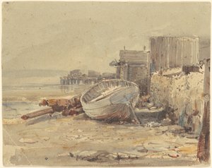 Strandet fartøy av George Loring Brown