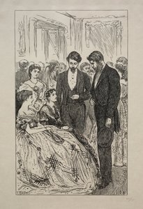Much Ado about Nothing, 1866. av George Louis Palmella Busson Du Maurier