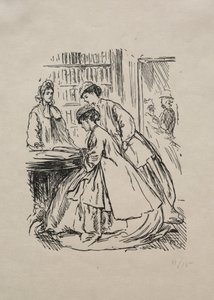 Much Ado about Nothing, 1866. av George Louis Palmella Busson Du Maurier