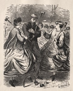 Krokketfesten vår av George Louis Palmella Busson Du Maurier