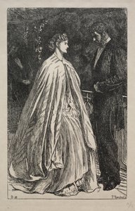 To til én på majoren, 1866. av George Louis Palmella Busson Du Maurier