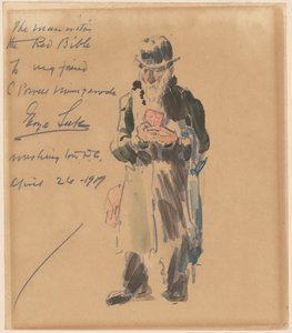 Mannen med den røde bibelen av George Luks