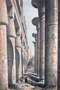 Great Temple, Karnak, Egypt, 1800-tallet