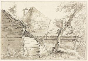 Gårdstun av George Morland