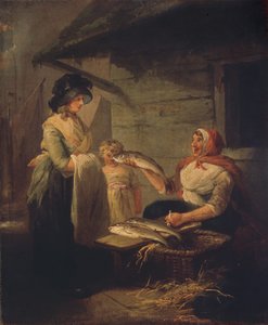 Fiskekone, slutten av 1780-årene. av George Morland