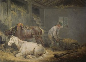 Hester i en stall, 1791